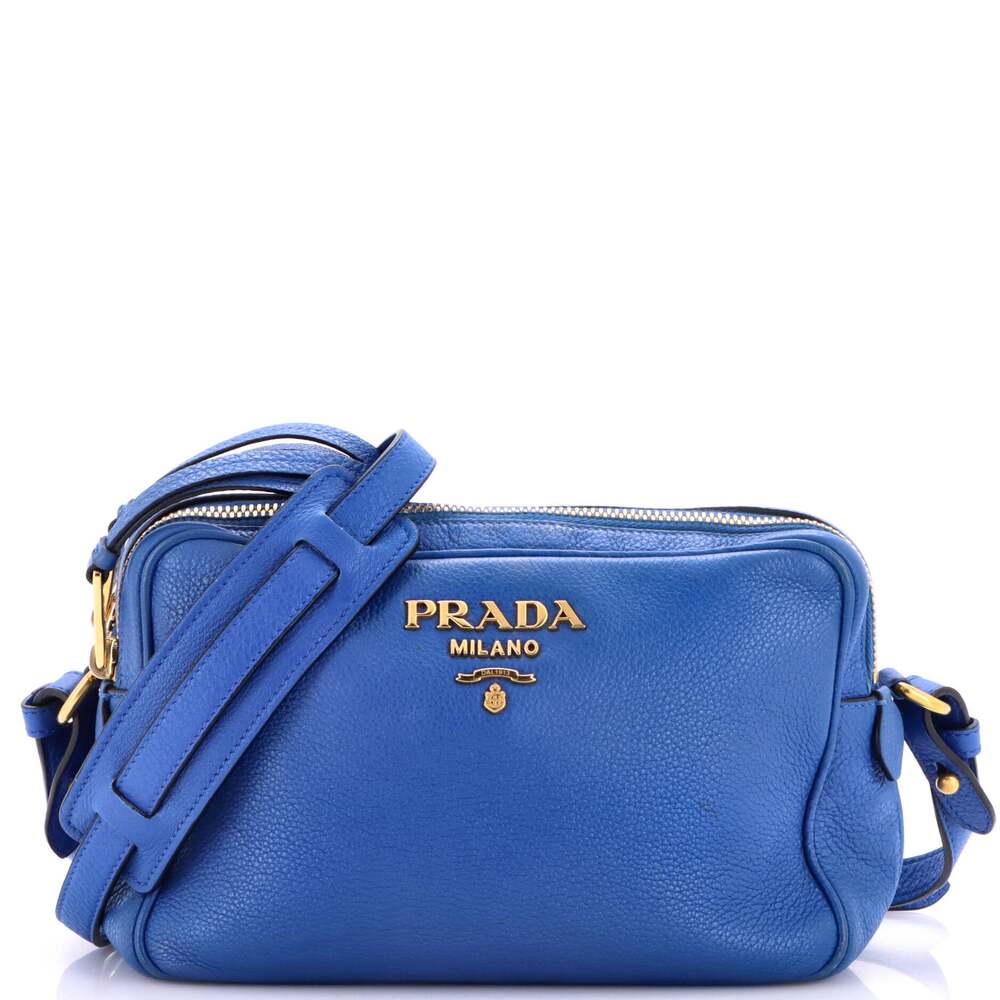 Prada Double Zip Camera Bag Vitello #324393P14B
